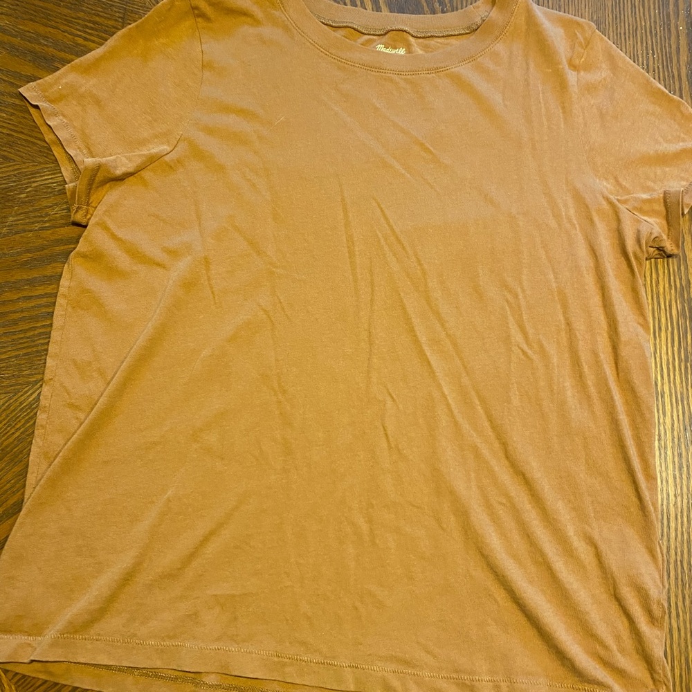 Woman’s Madewell Shirt. Size Large. Brown